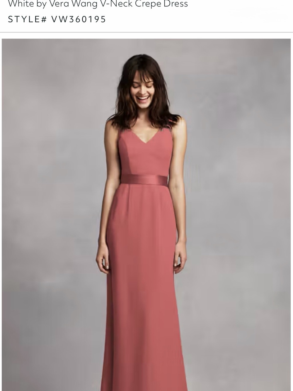 NWT David’s Bridal Bridesmaid Dress Size 10